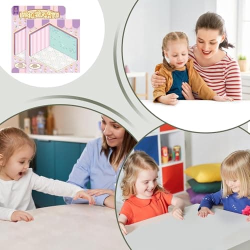 Vjeybv Sticker Scenes – Autocollant 3D pour décoration de petite pièce pour, anti-stress, scrapbooking