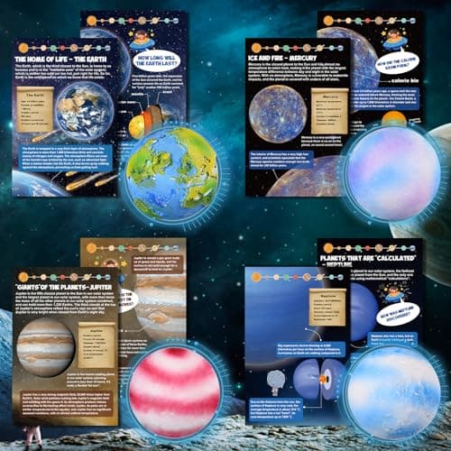 Herenear La Lune Kit de Fouille pour Enfants, Jouets de Fouille ArchéOlogique avec Pierre Precieuse et MinéRaux - Découverte Roches et MinéRaux, Kit Scientifique pour Les 6+ Ans