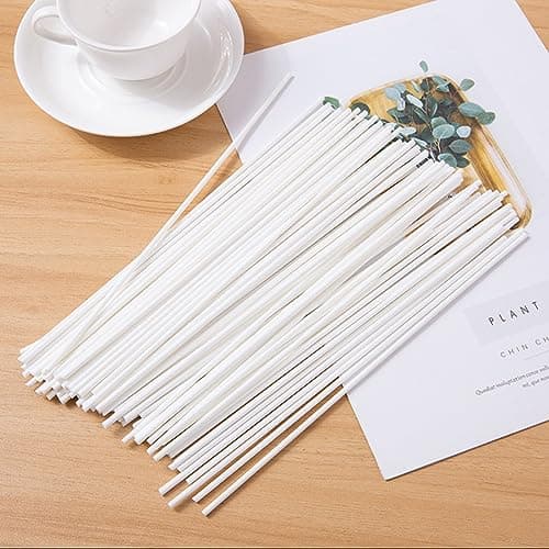 ACYDSR 100 Pièces Bâtons de Diffuseur de Roseaux, 30cm Diffuseur Parfum Bâtons, Batonnets Diffuseur, Parfum Bâtons de Diffuseur d'Arôme en Fibre, pour dans Maison Bureau Hôtel Spa (30cm x 3mm)