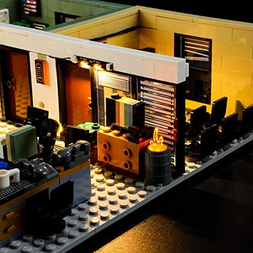 BRIKSMAX Kit d’éclairage à LED pour Lego Ideas The Office - Compatible with Lego 21336 Blocs de Construction Modèle- Pas inclure l’Ensemble Lego