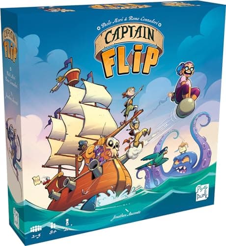 Asmodee Play Punk Captain Flip - Jeux de société - Jeux de stratégie - Jeu Adultes et Enfants à partir de 8 Ans - 2 à 5 Joueurs - Version française
