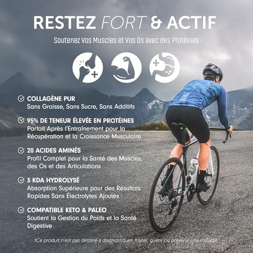 Seagarden Collagène marin en poudre pur (Type I et III) |Pour les articulations, les Os, les Muscles, la Peau | Pre Workout Booster Puissant | Non aromatisé |300g 2 mois (Sans saveur)