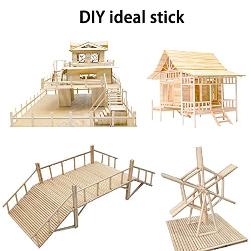 duoyif Bâtons Rond En Bois Naturel, 30 Cm Bâtonnets De Bois, Batonnet Bois Artisanat, Tige En Bois Rond Pour Bricolage, Bâtons En Bois Pour Projets De Modélisme Sculpture Artisanat 60PCS