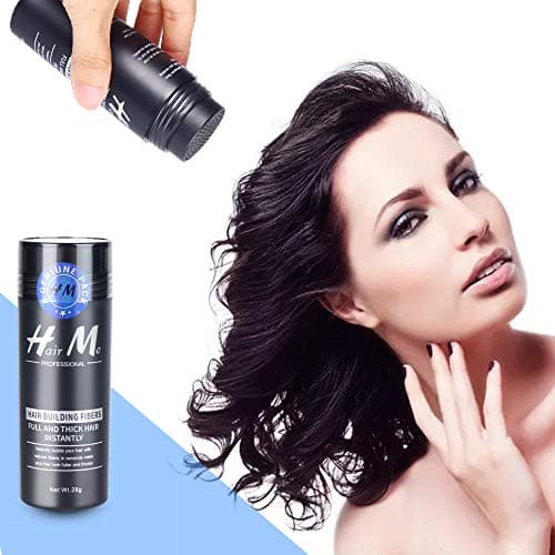 Poudre Cheveux,Densifiante Poudre Volume Chatain Calvitie Homme Hair Building Fibers?Brun foncé?