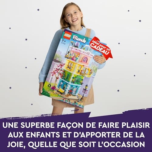 LEGO 41748 Friends Le Centre Collectif de Heartlake City, Jouet Modulaire avec Studios d'art et d'Enregistrement, Salle de Jeux, Pickle Le Chien et Plus, Cadeau pour Enfants