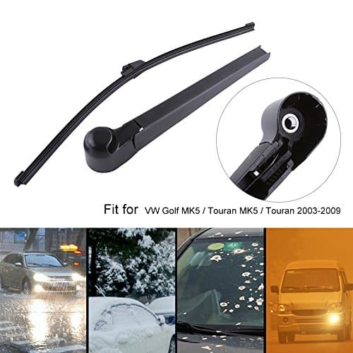 Qiilu Bras et Lame D'essuie-glace Arrière pour 2003-2009 et MK5 2004-2008