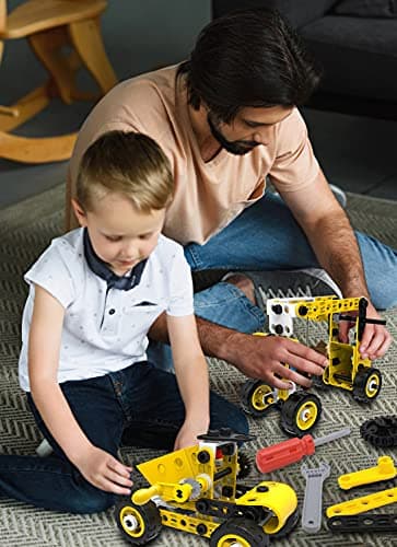 AIVIAI Blocs de Construction pour Enfants Âge 4 5 6 7 8 9 10 +, Jeu de Construction,Jouets éducatif et créatif STEM pour garçons et Filles Cadeaux d'anniversaire (100pièces)