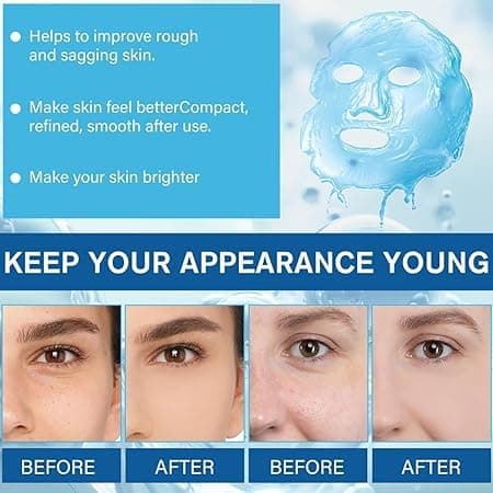 Biodance Mask Collagen Masque Real Deep Mask Masque Collagene Korean Anti-âge Mask Collagen Collagène Masque Soluble Masque Hydratant Hydratation Visage pour les Peaux Sèches Ternes Femmes (12pc)