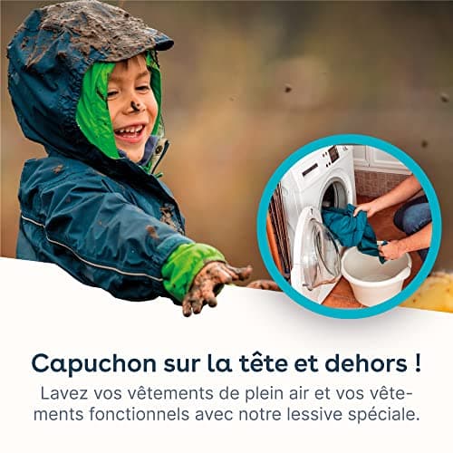 eco:fy Lessive pour vêtements d'extérieur - Vêtements fonctionnels - Vêtements de sport - Végétalien - Lessive spéciale - Textiles fonctionnels - Goretex Sympatex (0,5 litre)