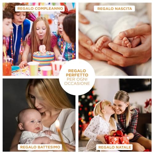 LASERÒ Veilleuse Bébé Personnalisé avec Prénom - Cadeau Naissance Fille - Lampe de Chevet Enfant Cadeau Bapteme Garcon (Fée)