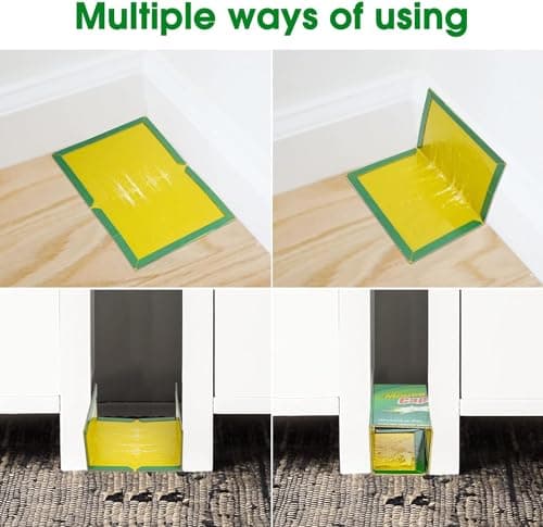 Piege a Souris, Piege a Rat,Colle Souris Piege Attrape Souris Anti Souris Plaques Collantes Souris, Plaques de glu Anti Souris Anti Rat (5pcs)