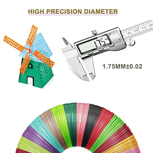 Yungden Filament Stylo 3D, 30 Couleurs 1,75MM Recharge 3D Pen Filament, Total 90M pour Fil Stylo 3D, Compatible avec SAYWE, Acdolf, MYNT3D, SCRIB3D Stylo D'Impression 3D