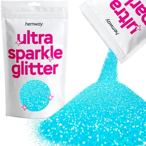 Paillettes bleu bébé irisées ultra scintillantes pour ongles visage festival Noël Halloween maquillage 100 g/3,5 oz