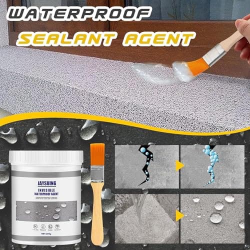 Agent Anti-Fuite Étanche 600g Liquide Étanchéité Transparent, Waterproof Anti-Leakage Agent, Invisible Waterproof Agent pour Salle de Bain, Toilettes, Carrelage, Murs, Toit(B)
