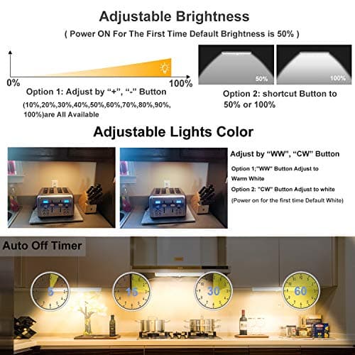 LDOPTO lampe led sans fil 6 packs avec télécommande lampe murale sans fil lumiere led pour chambre lampe de placard sont utilisées dans les armoires et les vitrines. Aucun câblage requis