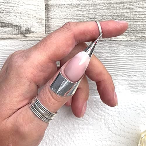 Papier à Formes pour Ongles Mylee, Pour les extensions d'ongles, Pochoirs de modelage d'ongles, Utiliser avec Polymer Gel de Construction et Acrylique, Guide d'autocollants DIY, 500 Pcs