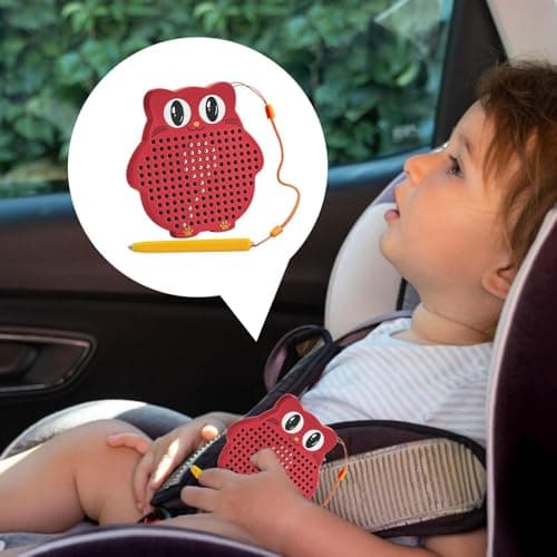 Planche à dessin pour, tableau magnétique pour - Tapis de dessin interactif rouge, jouets magnétiques | Tableau magnétique effaçable, ensemble de jeu éducatif, tablette magnétique réutilisable, jouet