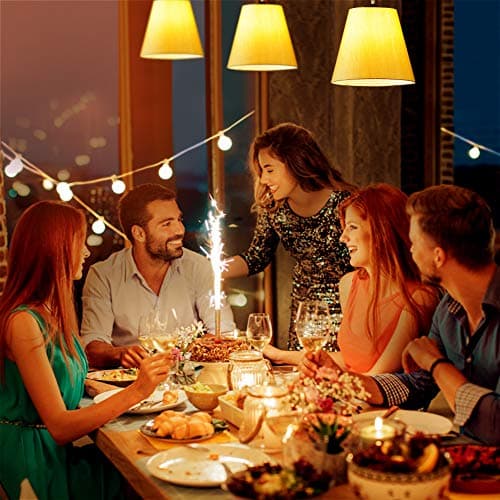 Emotionlite E14 LED Ampoules, Ampoules à incandescence à LED, 4W (Equivalent 40W), E14 Candélabre, Ambre Glow, 2200K, Paquet de 6 (P45 2200K)