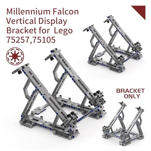 Présentoir pour Millennium Falcon 75257, Kits de Construction de Support d'affichage Vertical créatif et Robuste, Meilleur Cadeau et Film à Collectionner pour Adultes (236 pièces)
