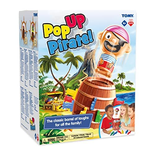 TOMY Officiel - Pic Pirate Jeux de Société pour Enfants, Jouet pour Noël,Jouet Enfant 4 ans, Jeu Rigolo pour Groupes, Cadeau Anniversaire Idéal, Jeux 4 ans+