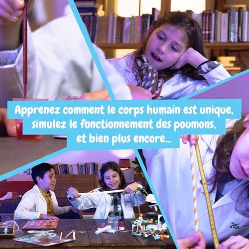 Science4you Corps Humain Kit – Découvrez Les détails du Corps Humain, Trouvez Toutes Les Curiosités des Organes, Squelette et des Systèmes avec Kit Scientifique, Cadeau pour Enfants de 4 5 6 7+