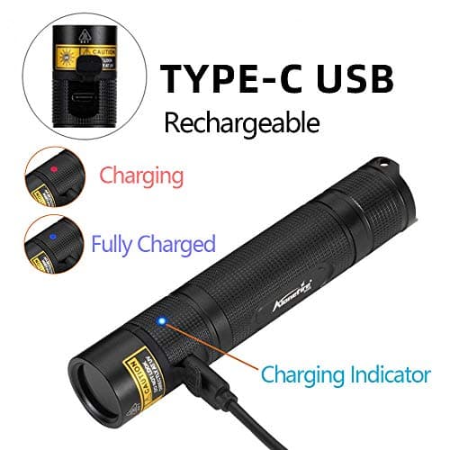 Alonefire SV005 10W 365nm Lampe Torche UV LED Puissante Rechargeable Ultraviolet Détecteur D'urine avec Lunettes de Protection UV, Batterie Incluse pour Durcissement de Résine, Peinture, Fluoresceine