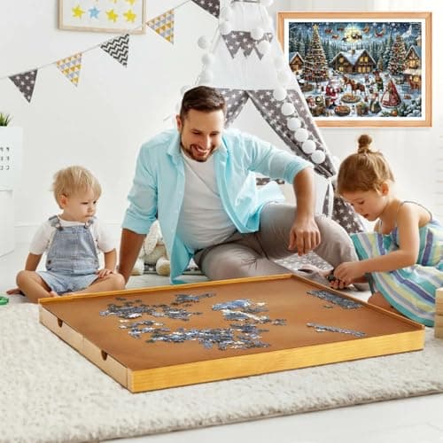 YongSral Calendrier de l'Avent Puzzle 2024, 1008 Pièces Puzzle de Noël 24 Jours Compte à Rebours, Calendrier Avent Puzzle, Calendrier Avent Casse Tete, Cadeaux de Noël pour Adultes et Enfants
