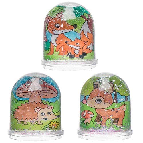 Baker Ross Lot de 4 Boîtes à Boules de Neige pour Enfants AR618
