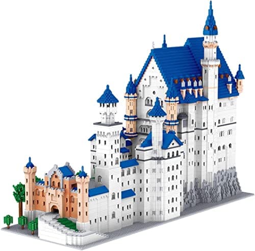 Kit de construction de château d'architecture technique Neuschwanstein 11810 - Kit de construction - Jouet éducatif pour enfants et adultes - Compatible avec la grande marque Technic