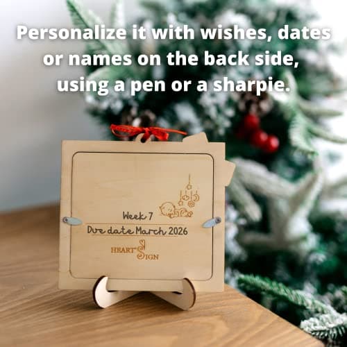 Heart's Sign Cadre échographique « Love at First Sight » | Cadeau pour future maman et maman enceinte | Cadres photo sonogramme | Cadeau pour nouvelle maman pour femme