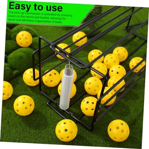 YARNOW Ball Picker Pickleball Conteneur Balle De Tennis Ramassage Panier Porte-Balle De Tennis Pickleball Titulaire Balle De Tennis Retriever Conteneur De Balle De Tennis Balle Retriever