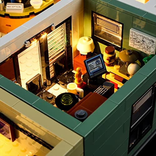 BRIKSMAX Kit d’éclairage à LED pour Lego Ideas The Office - Compatible with Lego 21336 Blocs de Construction Modèle- Pas inclure l’Ensemble Lego