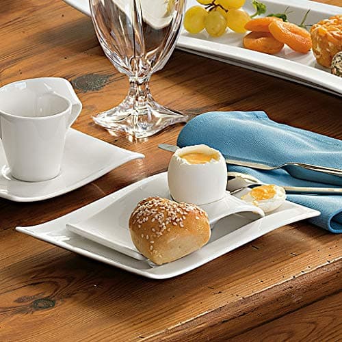 Villeroy & Boch NewWave Coquetier, Porcelaine Premium, Blanc