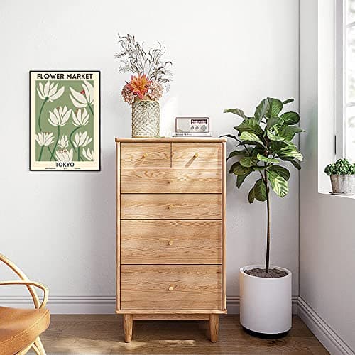 milaosk 6 Pcs Affiches Florales A4,affiche vintage Poster Vintage Affiche Matisse Images de Fleurs élégantes Poster Mural Art Prints Salon Mur Photos pour Salon Decoration Room Aesthetic (Sans Cadre)