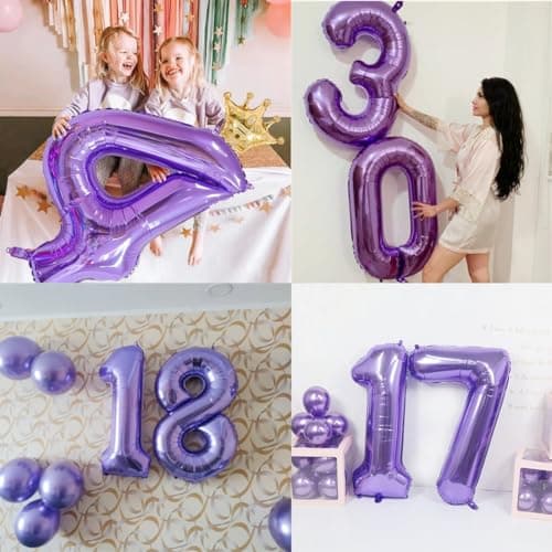 Décoration fête 11 ans violet, Décoration 11 anniversaire fille violet, Ballon 11 anniversaire violet, Décoration gâteau anniversaire 11 ans, Ballons 11 ans fille anniversaire violet noir