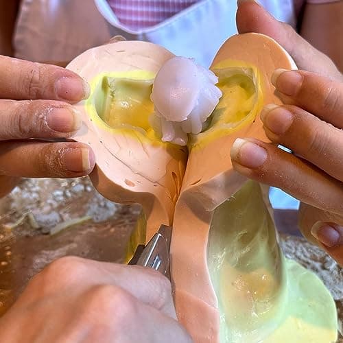 Caoutchouc de Silicone pour sculpteurs R Sculpt, à Deux Composants et Facile à Utiliser, Copie Tous Les détails Fins et est Compatible avec Les résines, Le plâtre, Le béton et d'autre (3 kg)