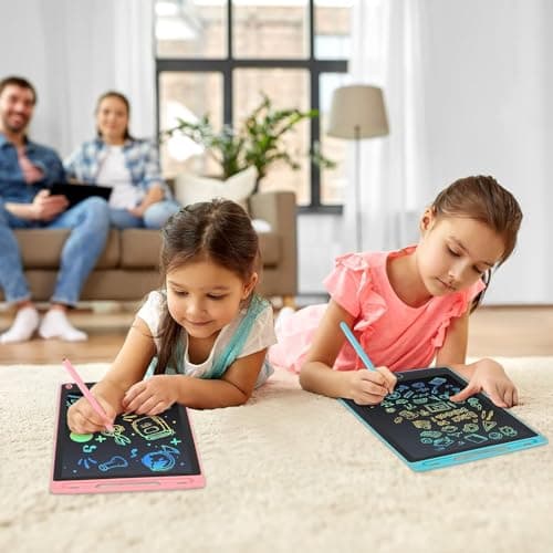 Kogabanny Tablette Dessin Enfant 2 Pièces 8.5 Pouces,Tablette d'écriture LCD pour 3-10 Ans Enfants Ardoise Magique,Jouet Educatif de Filles et Garcons, Cadeaux d'anniversaire Noël