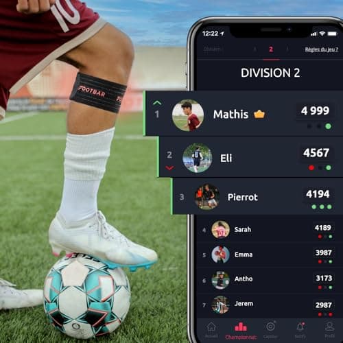 Footbar Meteor - Tracker d'Activité pour Le Football. Application de Suivi et évaluation de la Performance au Foot et du Style de Jeu pour iOS Android