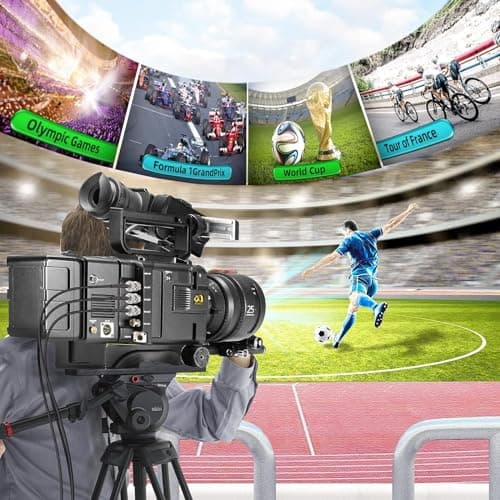 Superbat Câble BNC 1m 3G/6G/HD SDI Câble Belden 1855A Câble 75ohm BNC Double Mâle à Angle Droit SDI Câble Vidéo pour HD-SDI/3G-SDI/4K Caméra (Double Angle Droit,1 Pièce)
