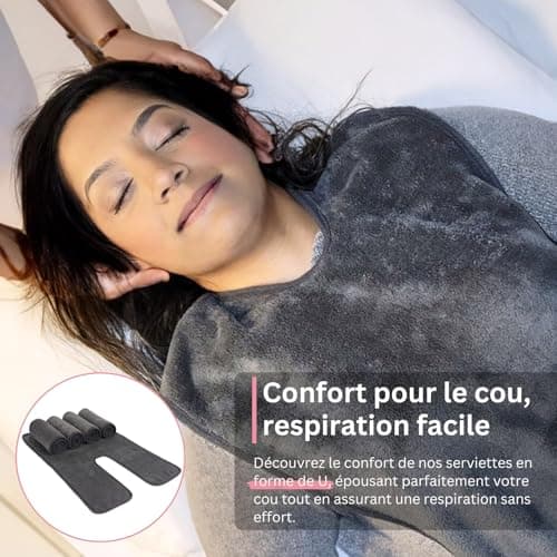 Serviettes pour le visage pour esthéticiennes, serviettes de spa douces pour le soin du visage, serviettes de massage spa, serviettes pour le visage, serviettes professionnelles en microfibre (blanc_5