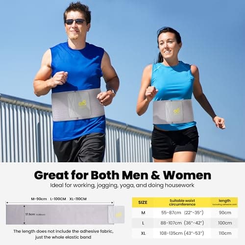 gagaiuco Ceinture pour hernie ombilicale. Ceinture abdominale homme avec coussinet de compression. Ceinture abdominale femme - ceinture post partum. Ceinture médicale ventre avec soutien ombilical-M