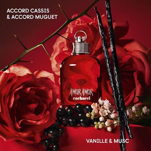 Cacharel Amor Amor, Eau de Toilette pour Femme en Spray Vaporisateur, Parfum Fruité et Floral, 30 ml