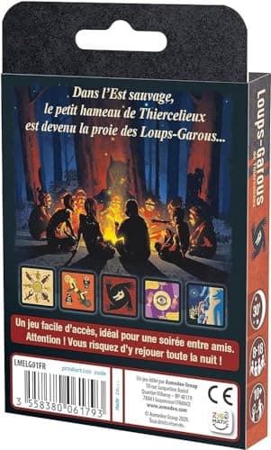 Loups-Garous de Thiercelieux - Nouvelle Édition 2021 - Jeu de Société de Bluff pour Adultes et Enfants dès 10 ans - Jeu d'Ambiance de 8 à 18 joueurs - Jeu de Rôles en Version Française - 30 min