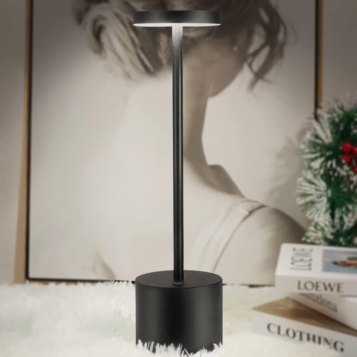 Hapfish Lampes de table Rechargeables sans fil 8000mAh avec télécommande