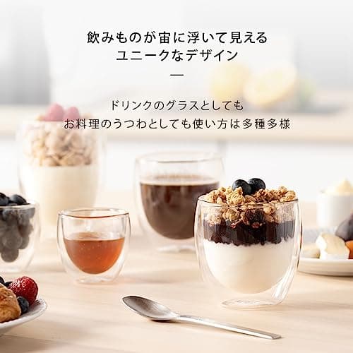 BODUM (4560-10) Lot de 2 Verres à double paroi, Transparent, 45 cl, 2 Unité
