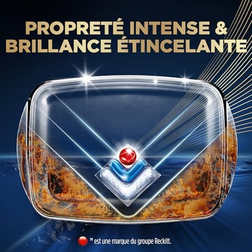Finish Ultimate Plus Infinity Shine Pastilles Lave-Vaisselle, Propreté Intense & Brillance Étincelante, 146 Capsules