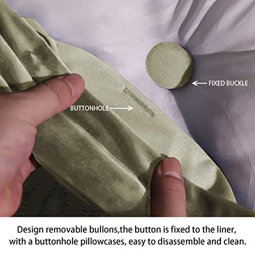 Johnear Coussin de Dossier Haut rembourré pour canapé lit Dossier Grand Triangle, Double Boutonnage Oreiller lit Coussin de Lecture, Coussin Lombaire, Coussin de Dos en Velours (Chameau 140cm)