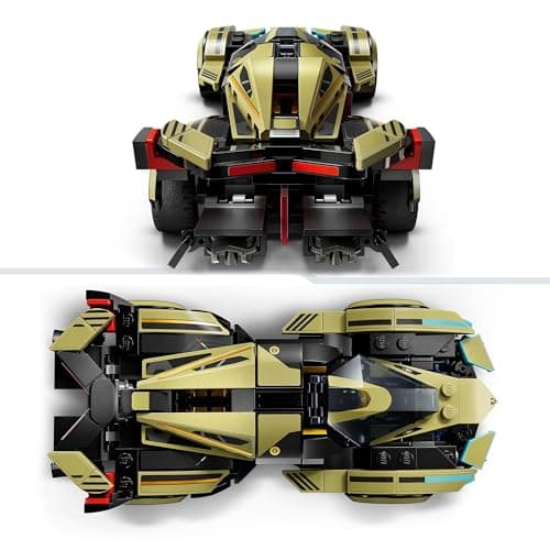 LEGO Speed Champions Lamborghini Lambo V12 Vision GT Super Car - Réplique de Véhicule Jouet - Modèle à Construire - Cadeau pour Enfants Garçons et Filles de 10 Ans et Plus et Fans de Jeux Vidéo 76923