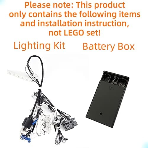 GEAMENT Jeu De Lumières pour Bugatti Chiron Modèle en Blocs De Construction - Kit D'éclairage LED Compatible avec Lego 42083 Technic (Modèle de Bloc Non Inclus)