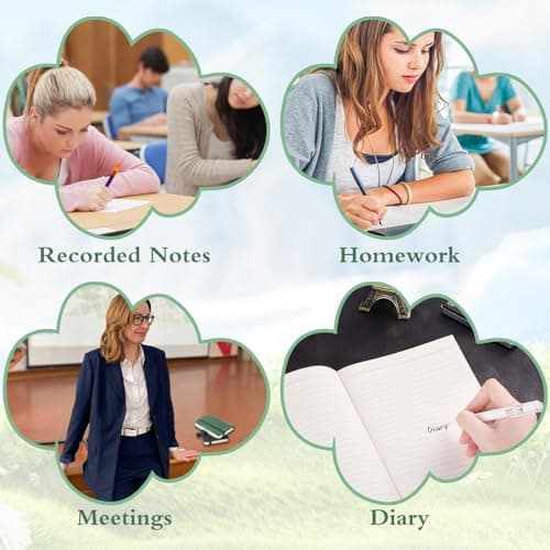 Carnet de Notes de Poche A7 Mini Bloc Notes de Poche Petit Carnet de Notes de Poche 7,5 x 11 cm Cuir PU Carnet de Poche avec Marque-Page et Bande de Fermeture Élastique pour École Bureau Restaurant